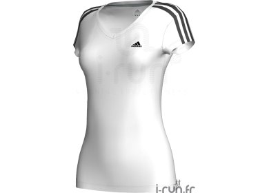 Adidas TS col V Essentials 3S W blanc