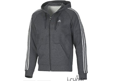 Adidas Veste Essentials 3S M Grise fonc�e