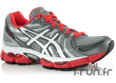 Asics Gel Nimbus 13 Grise et Rouge