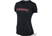 Nike Challenger Run graphic tee Noir