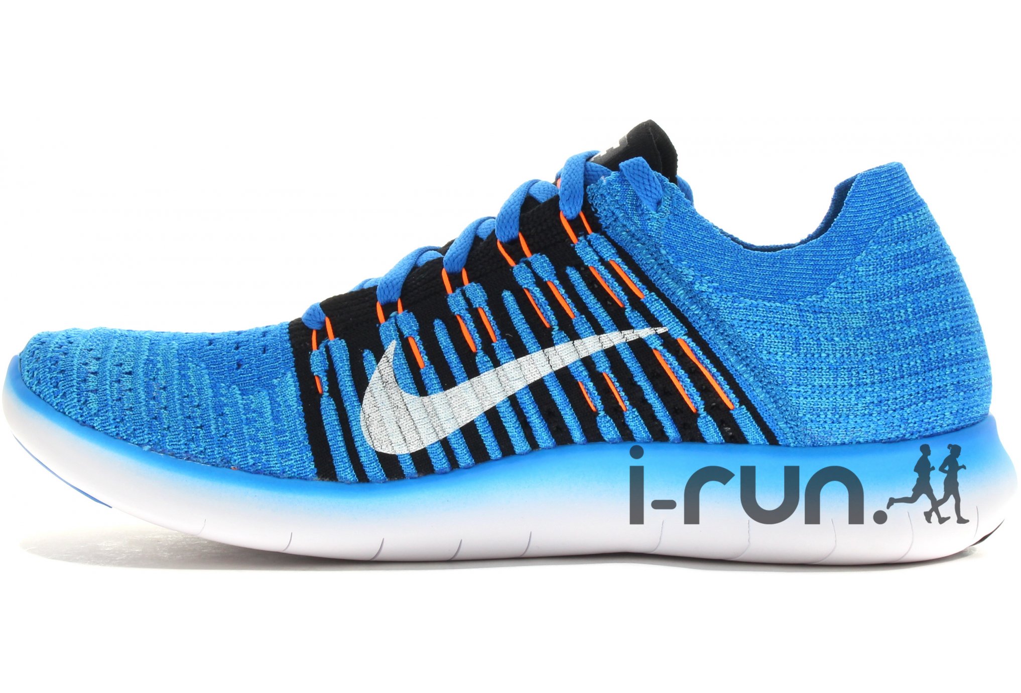 nike free 5.0 flyknit homme bleu