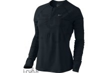 Nike Maillot Shere Dry 1/2 zip L/S W