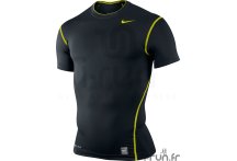 Nike Pro Combat Core Compression noir et jaune