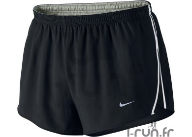 Nike Short Tempo split noir et blanc
