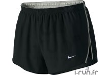 Nike Short Tempo split noir et gris
