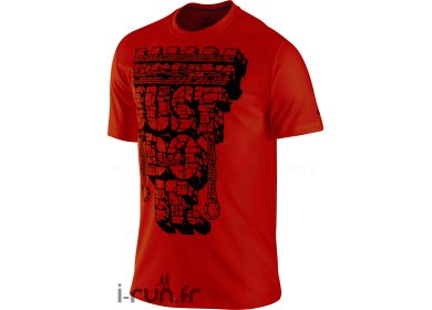 Nike T.S Just do it Brick House Men rouge