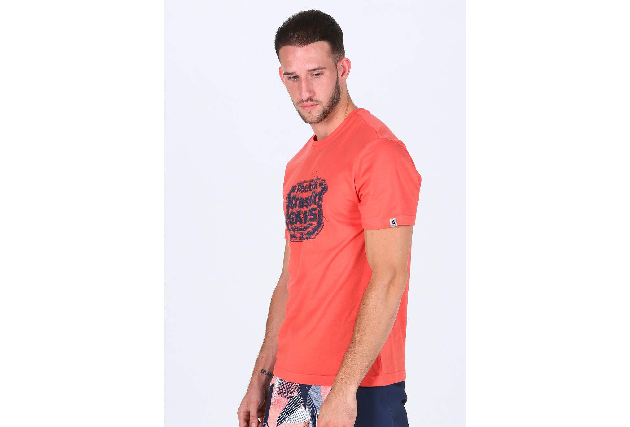 Reebok camiseta manga corta Distressed Crest en promoción Hombre Ropa