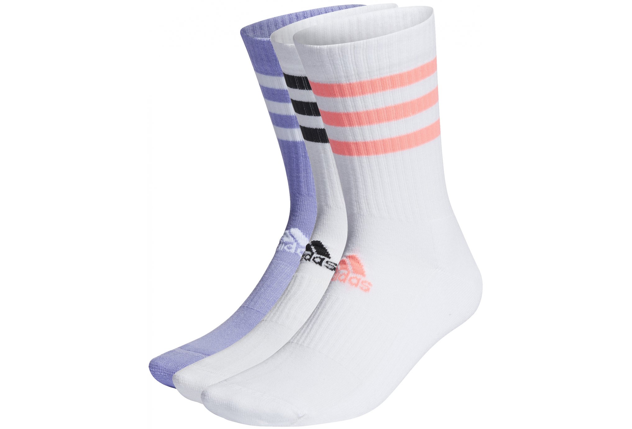 adidas 3-Stripes Cushioned Crew Chaussettes