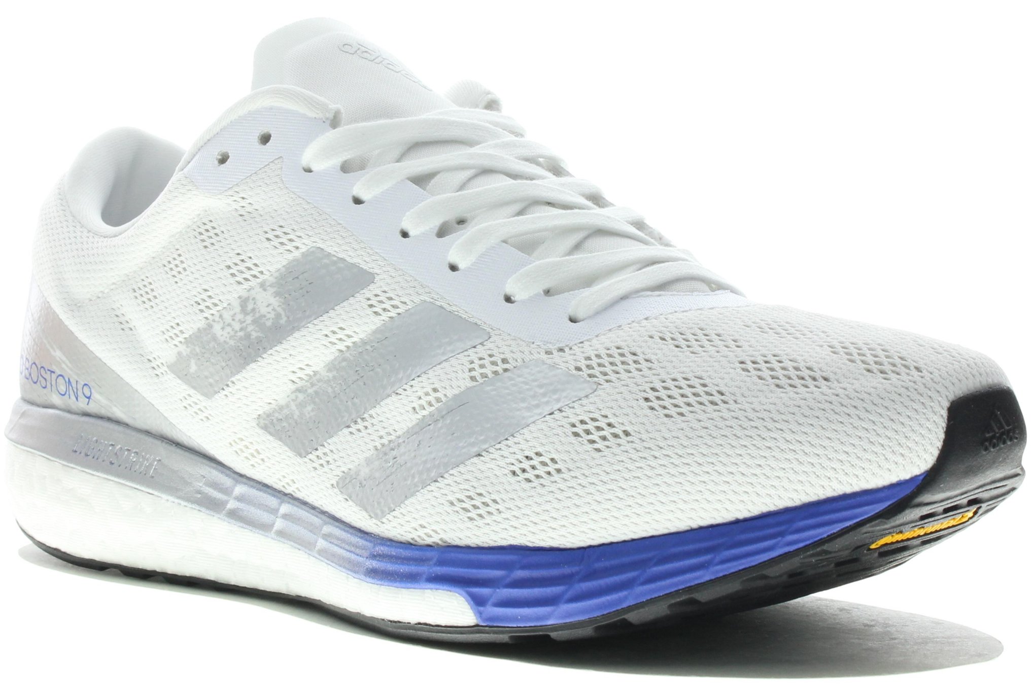 adidas adizero Boston 9 M homme Blanc pas cher