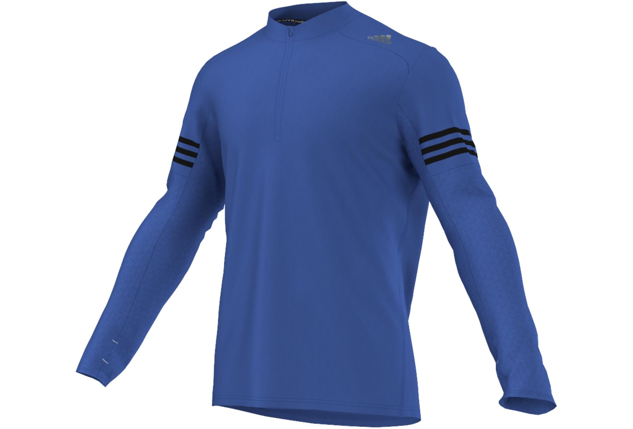 adidas Maillot Response 1/2 Zip M homme Bleu pas cher