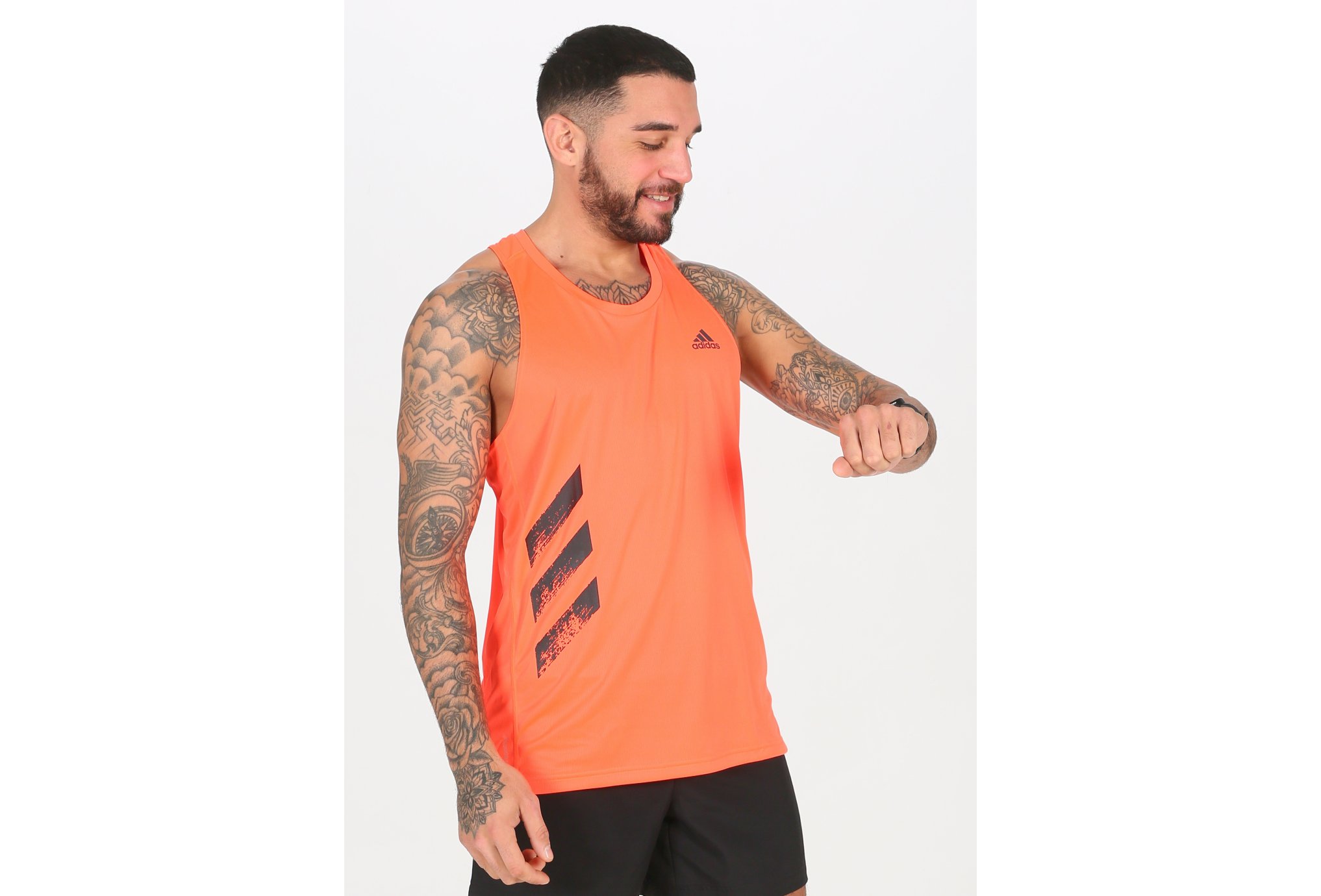 adidas Own The Run 3 -Stripes PB M Diététique Vêtements homme
