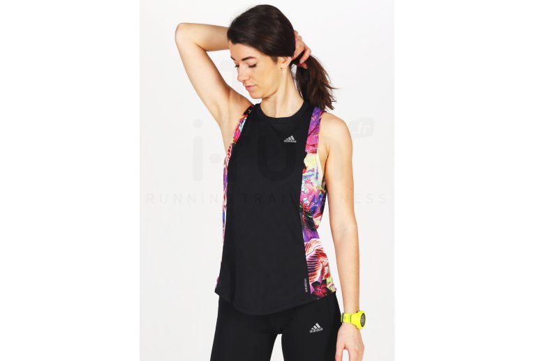 adidas camiseta de tirantes Own The Run Floral