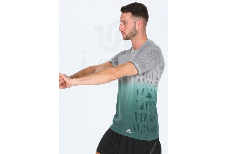 adidas Camiseta manga corta Primeknit Wool  Dip-Dye