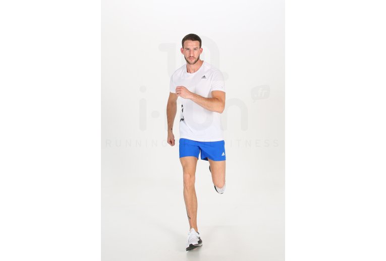 adidas camiseta manga corta Run It 3-Stripes PB