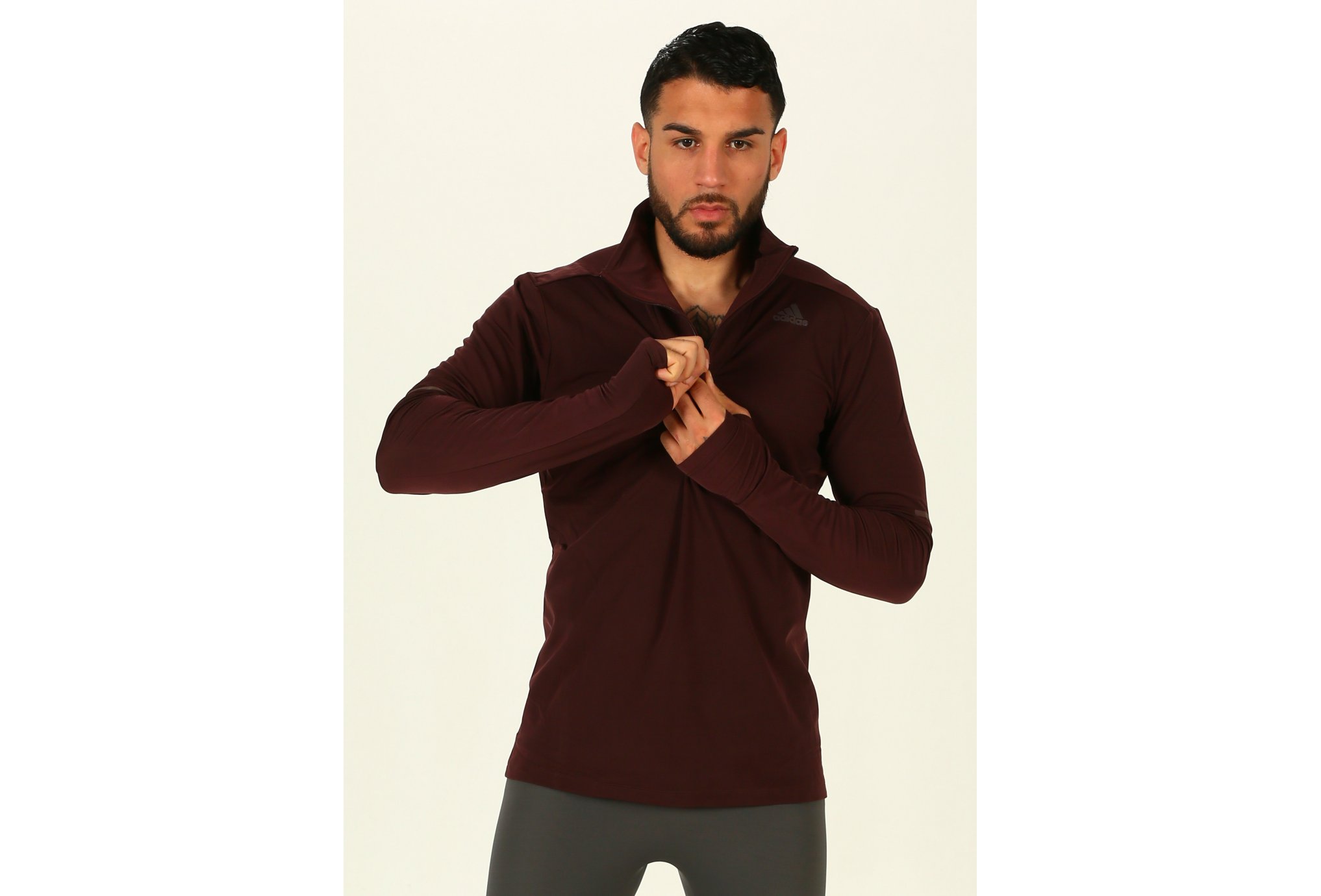 adidas Supernova 1/4 Zip M vêtement running homme