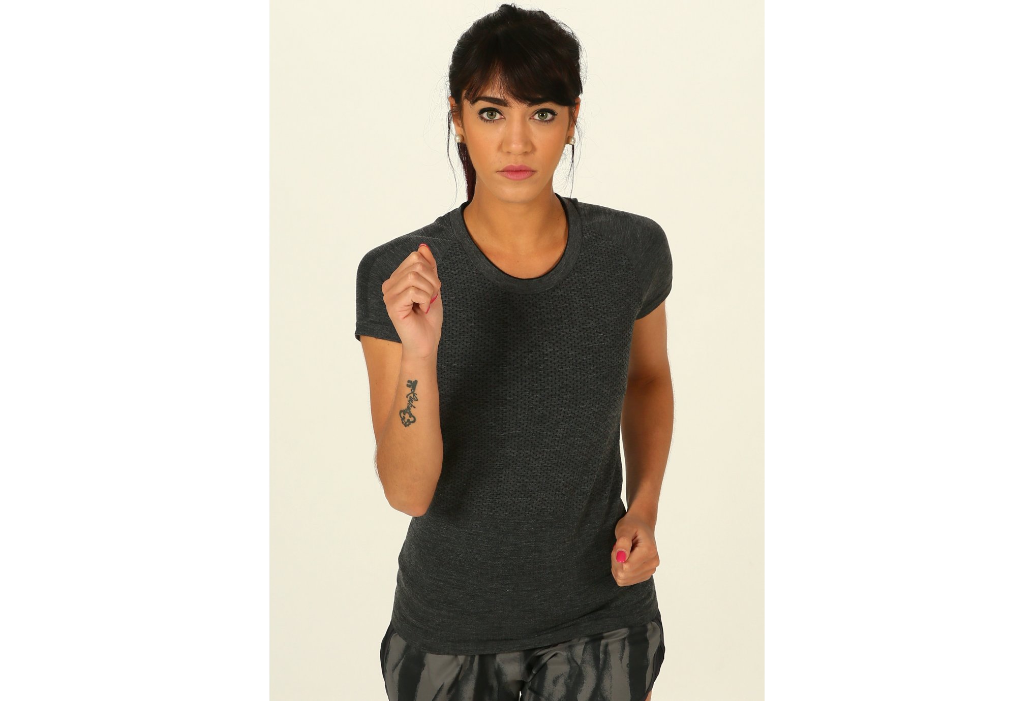 adidas Tee-shirt adistar Primeknit W vêtement running femme