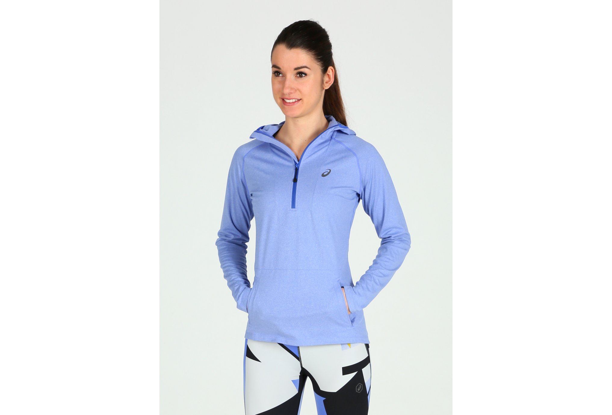 Asics LS Hoodie W Diététique Vêtements femme