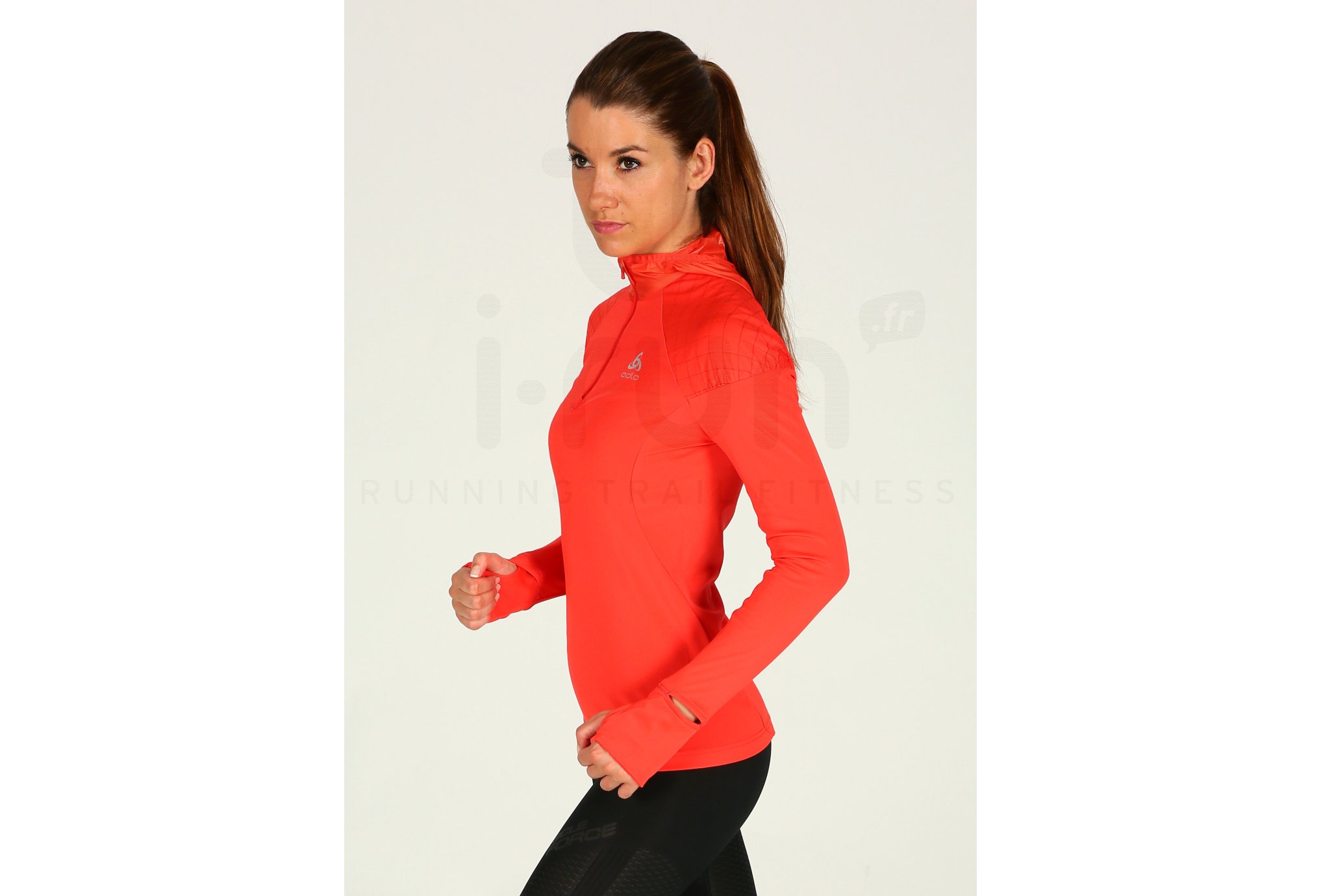 Camiseta Top Manga Larga Morley Con Cierre Mujer