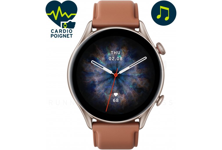 Amazfit GTR 3 Pro Reloj Smartwatch Cuero Marrón