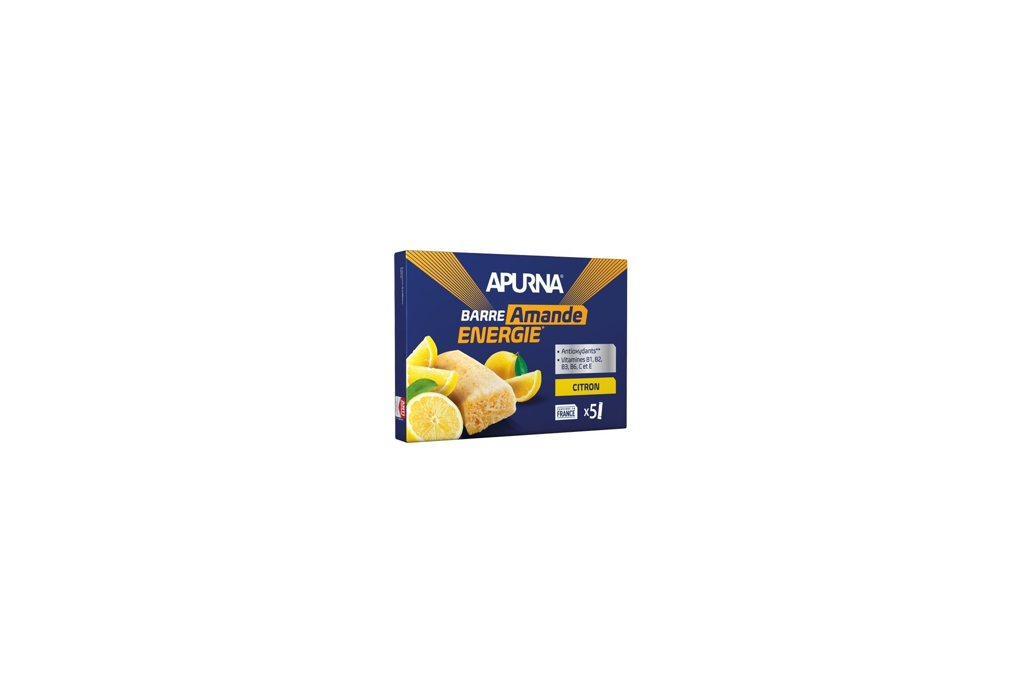 Apurna Barres énergétiques - Citron/Amande Diététique Barres