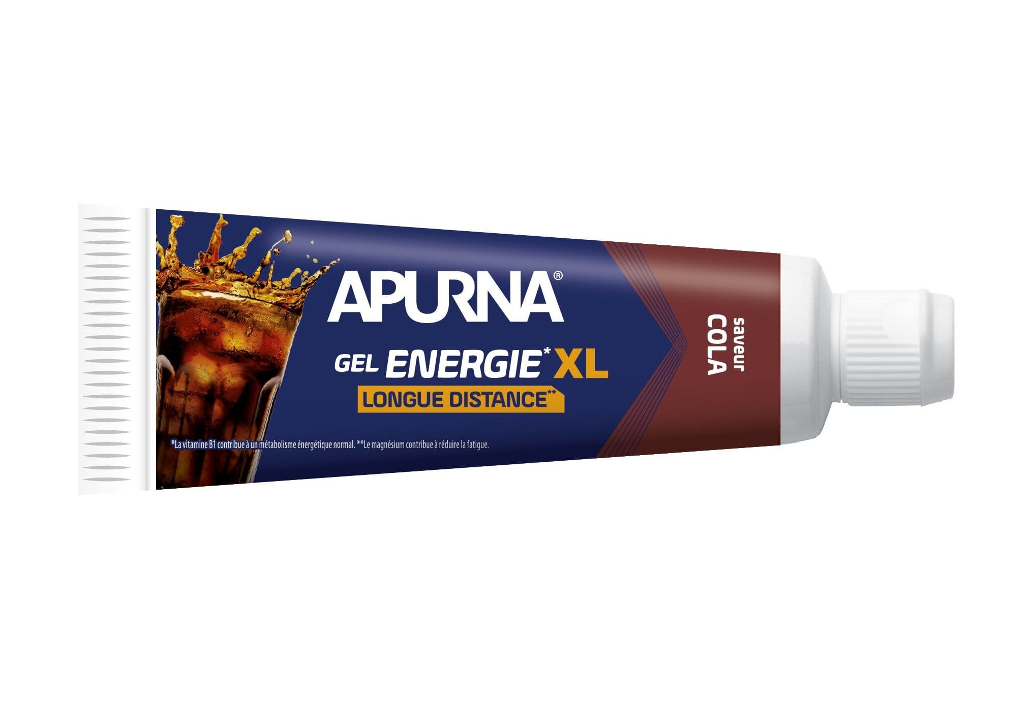 Apurna Énergie Longue Distance XL - Cola Diététique Gels