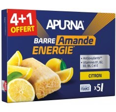 Apurna Étui barres énergétiques Citron/Amande 4+1
