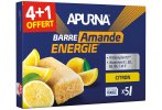 Apurna Pack de barras energéticas limón/almendra 4+1