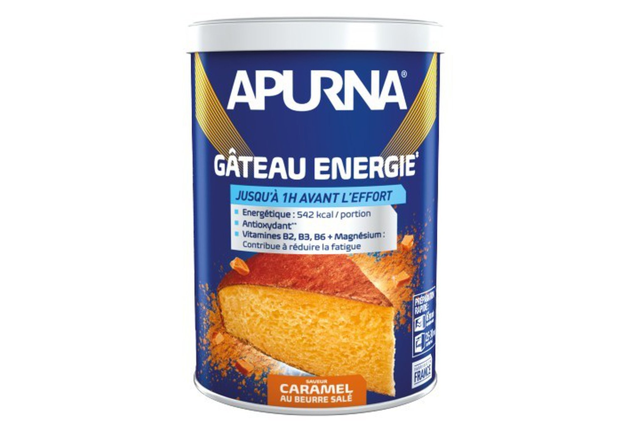 Apurna Gâteau Energie - Caramel beurre salé Diététique Préparation