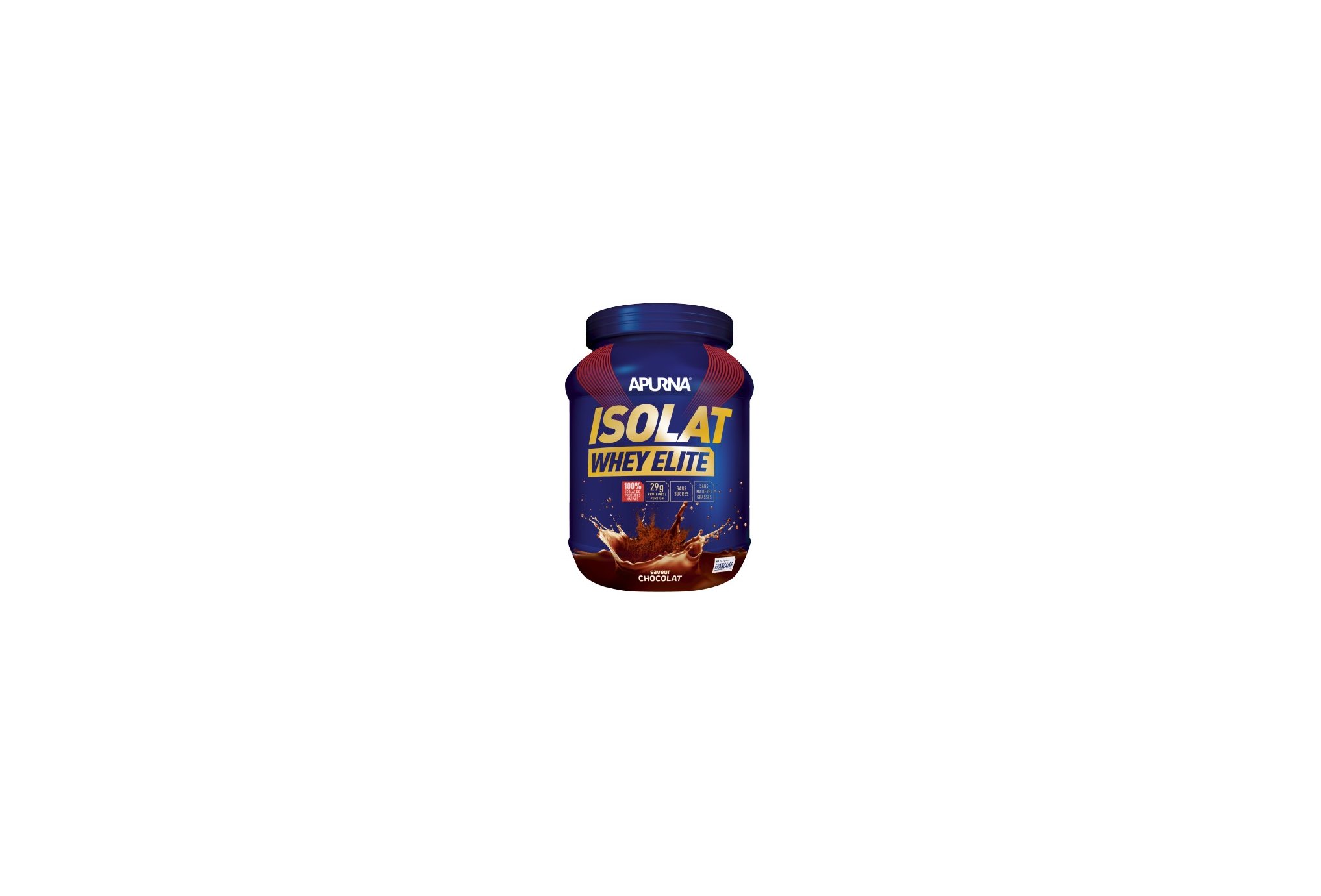 Apurna Isolat Whey Elite 720 g - Chocolat Diététique Protéines / récupération