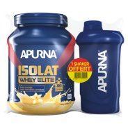 Apurna Isolat Whey Elite 750 g - Vanille + 1 Shaker Offert