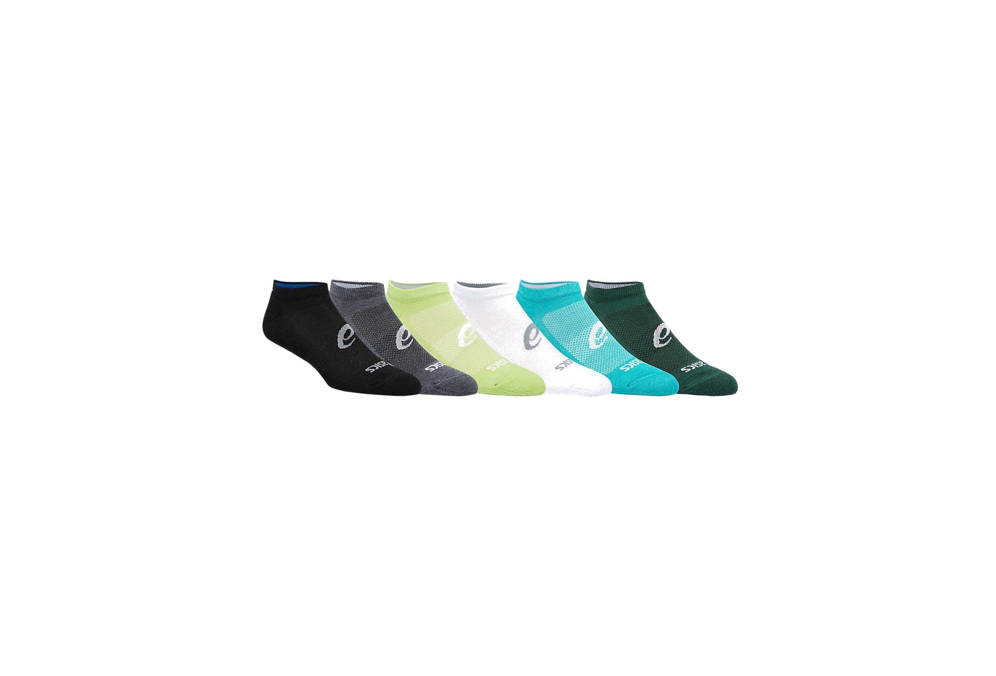 Asics 6 paires Invisible Sock Diététique Accessoires