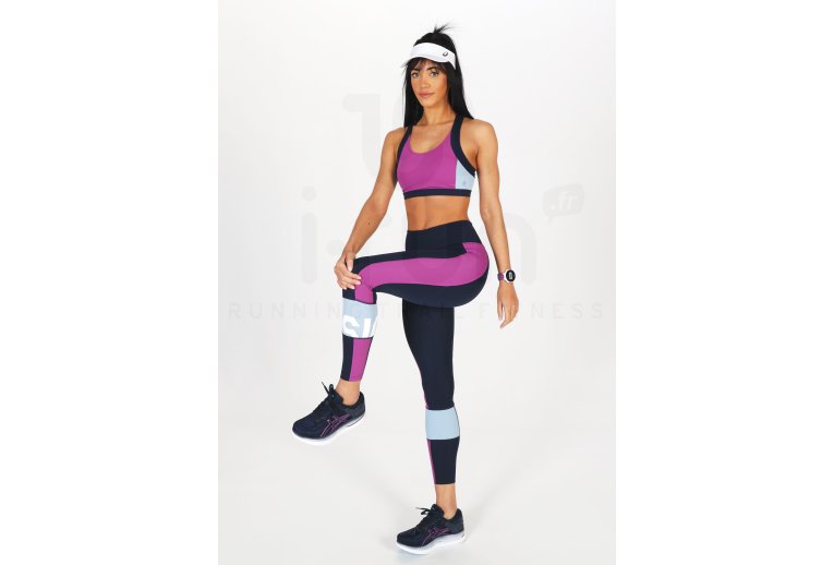 Asics mallas largas Color Block Cropped