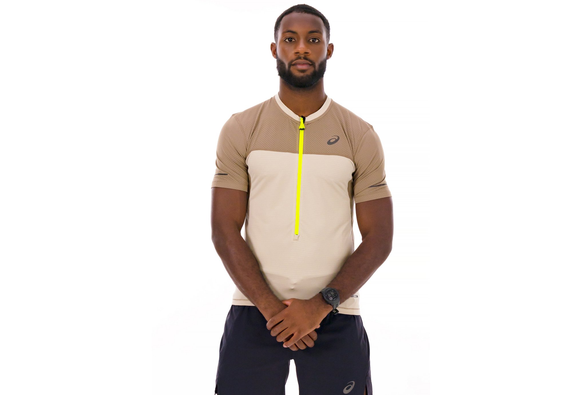 Asics camiseta manga corta Fujitrail en promoción Hombre Ropa