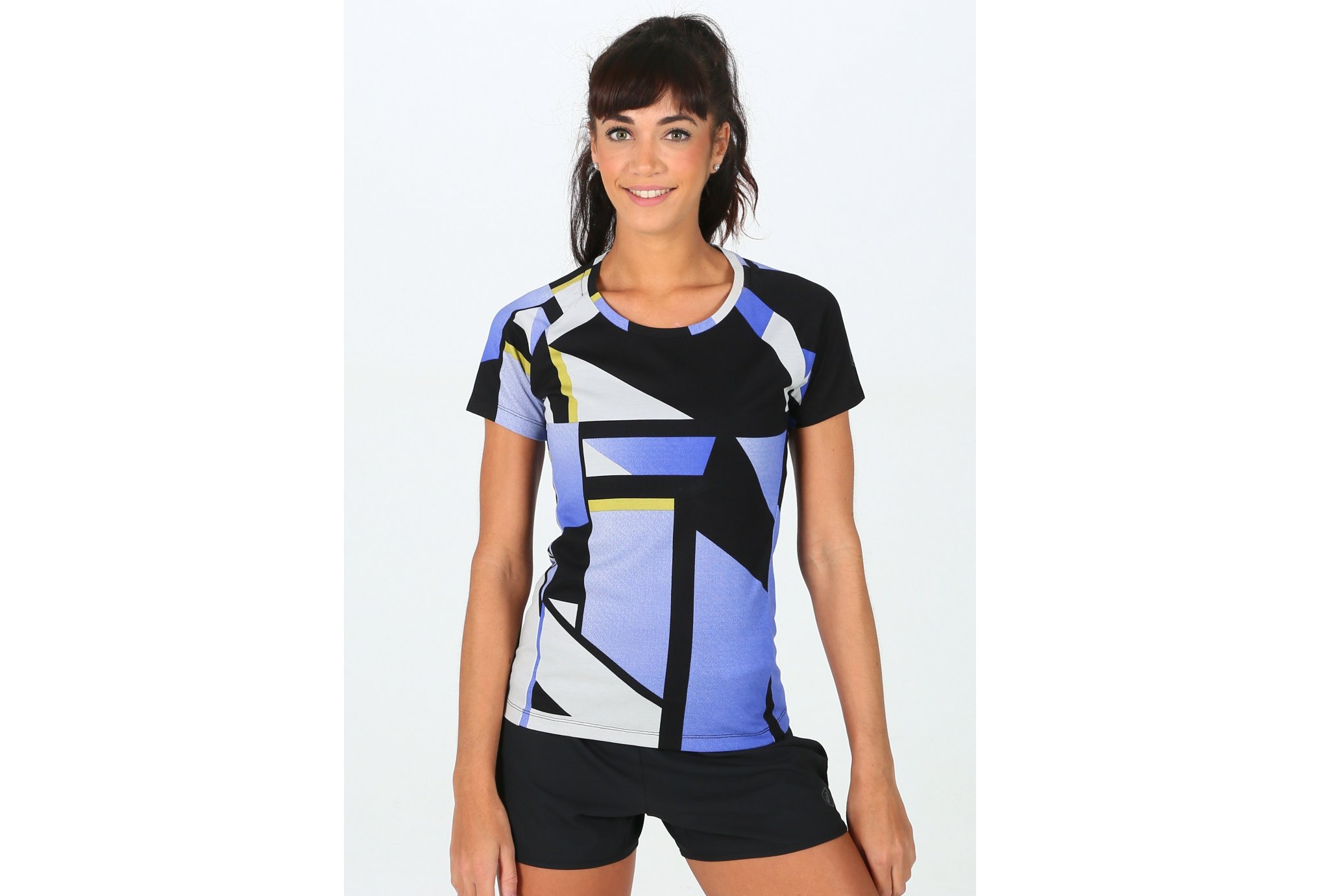 Asics FuzeX Printed SS Top W vêtement running femme