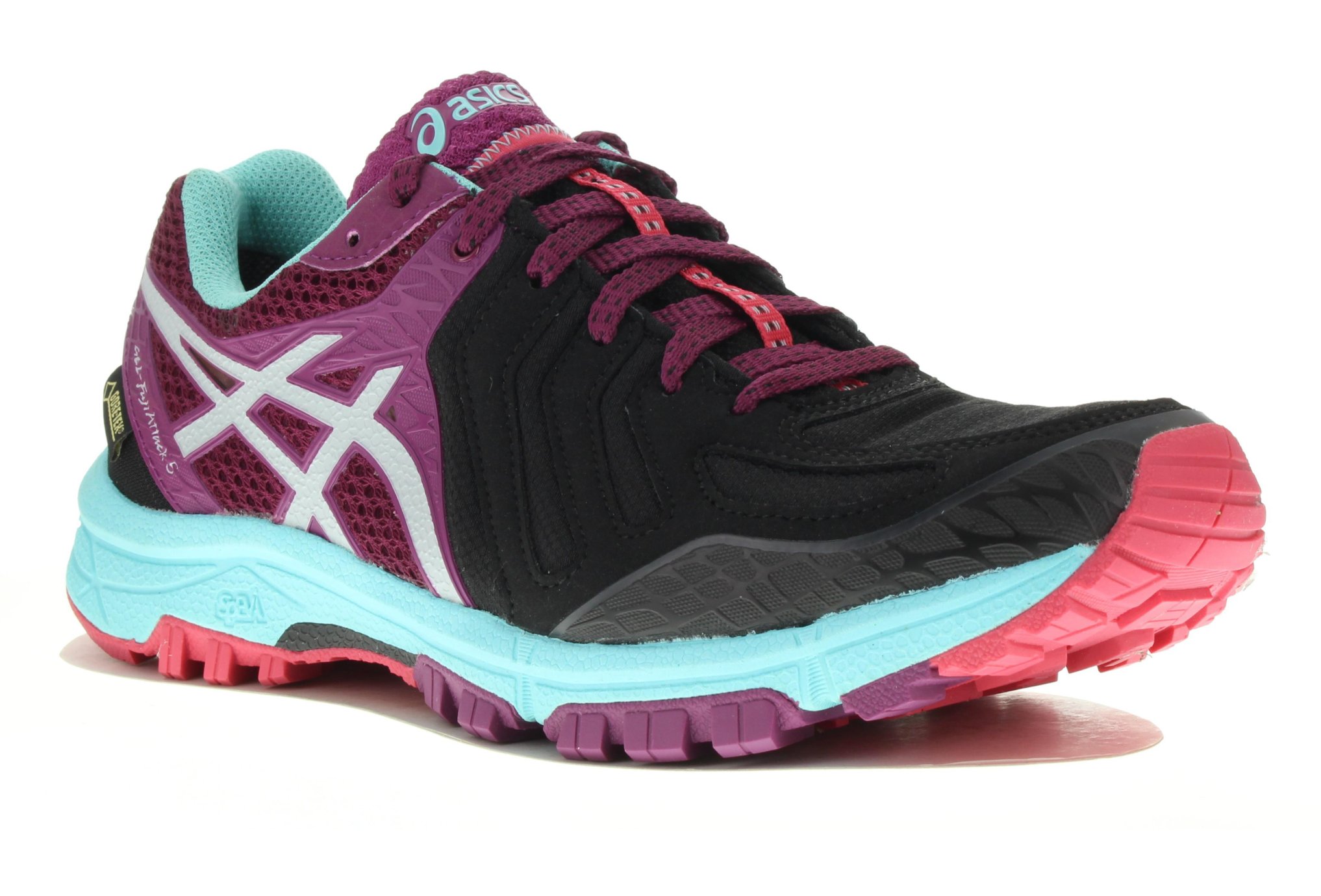Asics GELFujiAttack 5 GoreTex W femme Noir pas cher