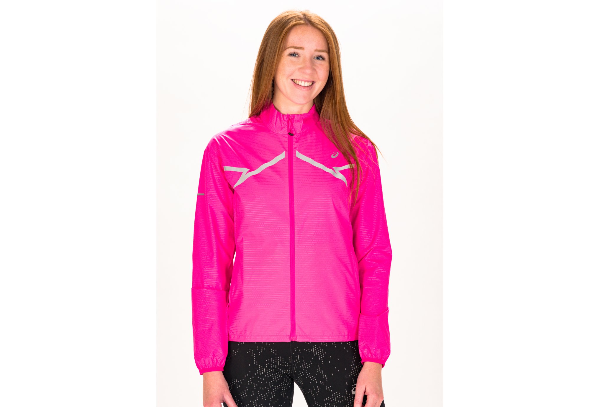 Veste asics femme la selection coupe vent running femme asics pas cher