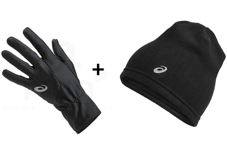 Asics pack Beanie Performance + Running Gloves Performance