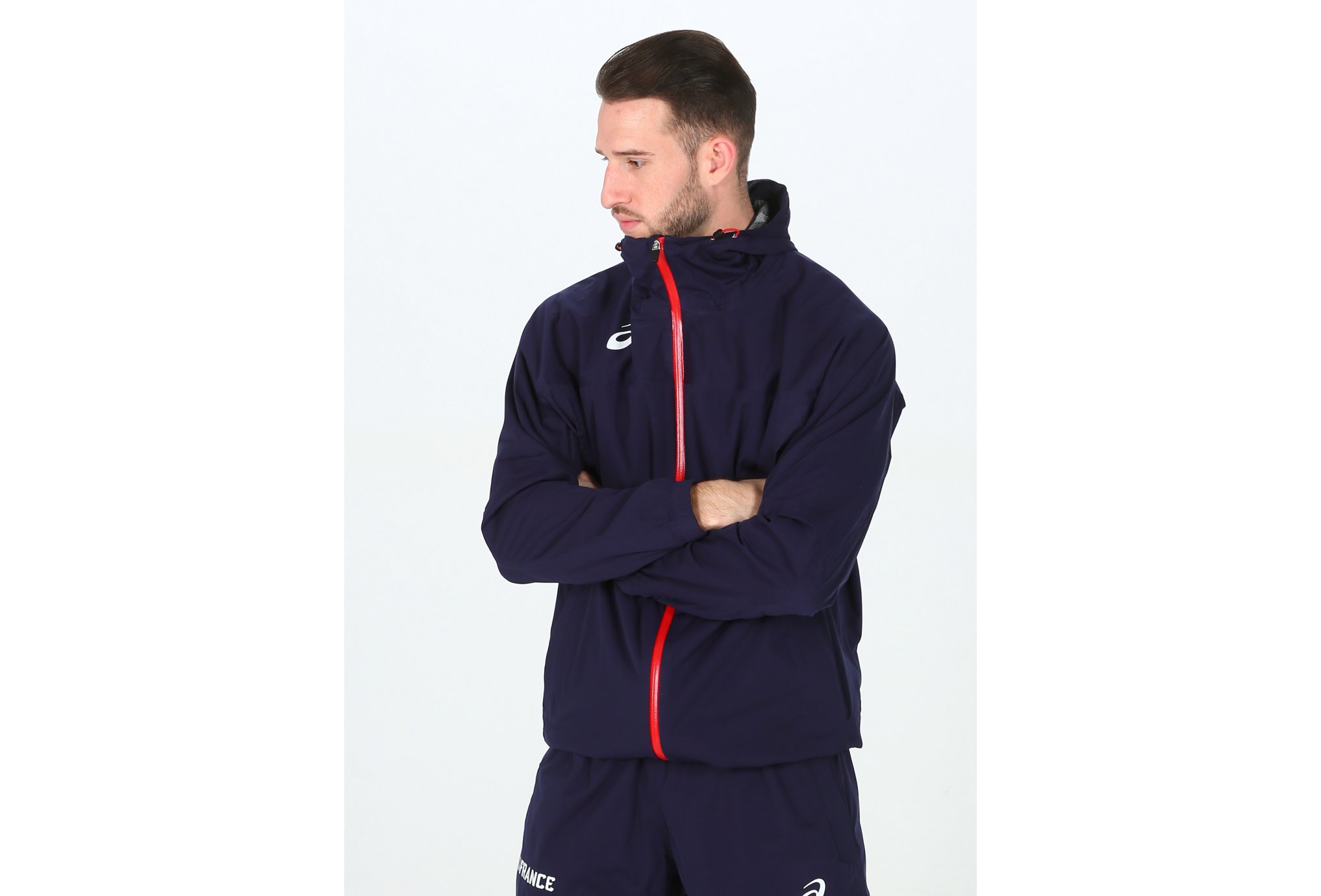 asics running rain jacket
