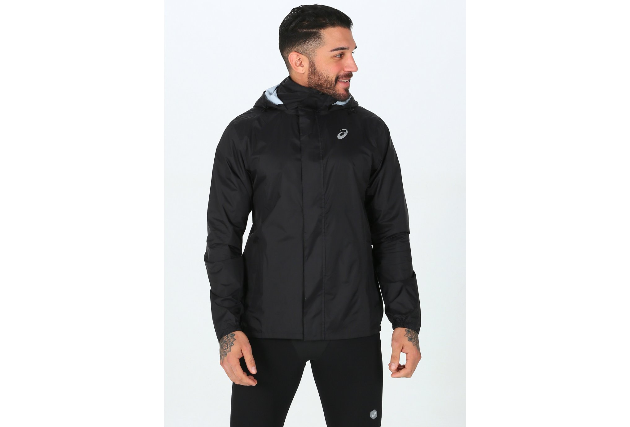 asics running rain jacket
