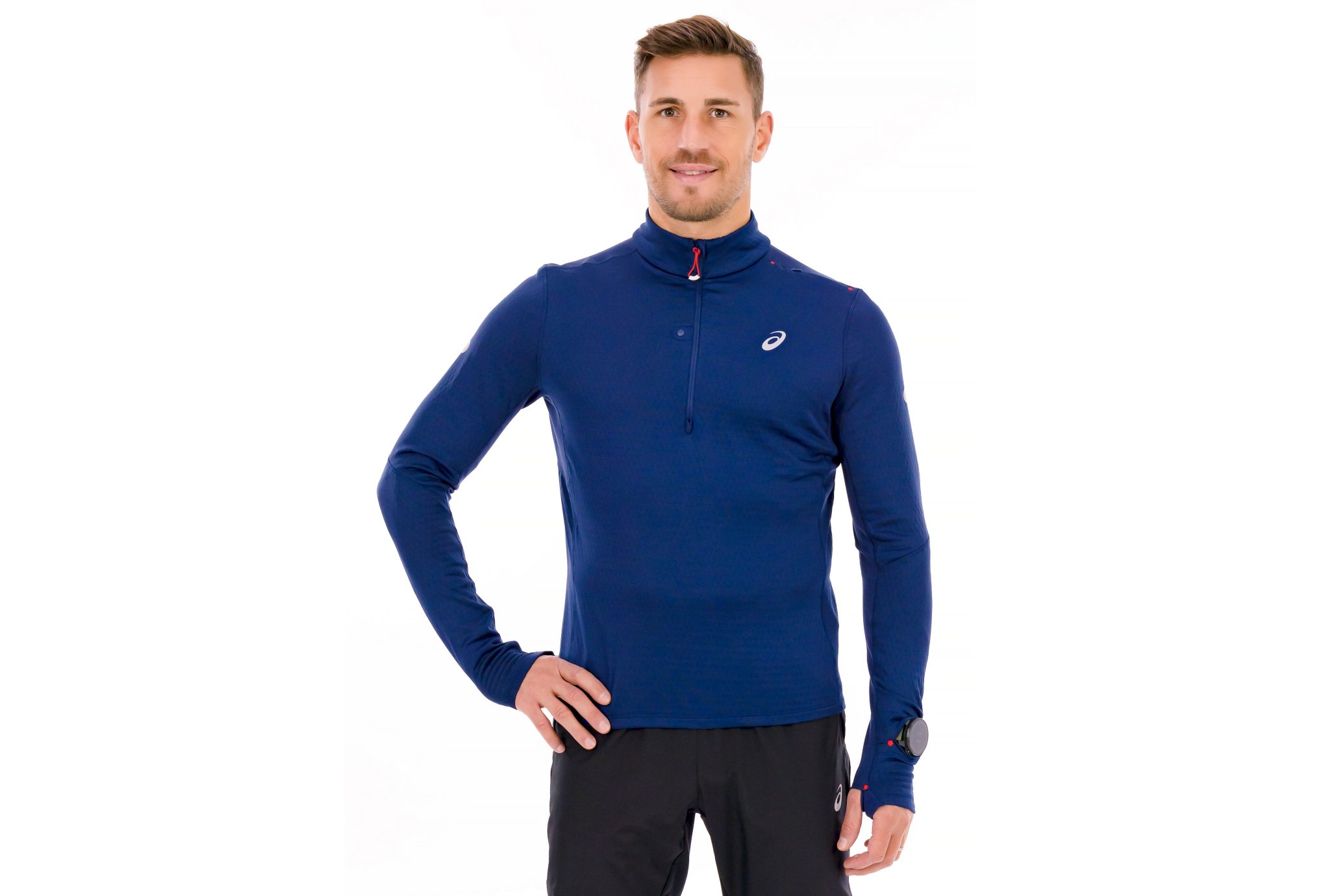 Sweat asics homme la selection pull running homme asics pas cher