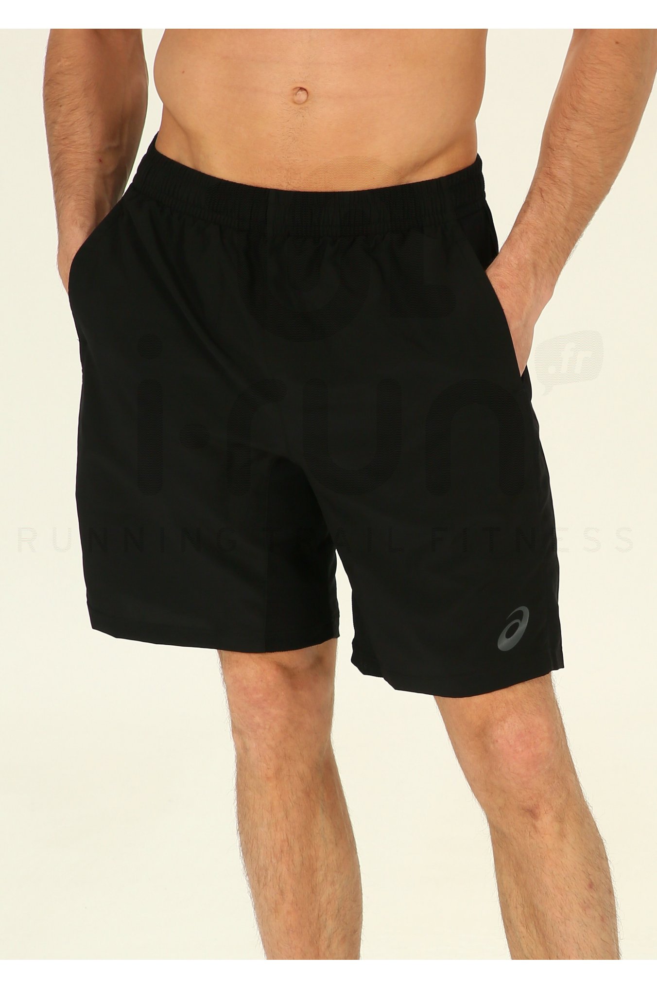 short asics running homme