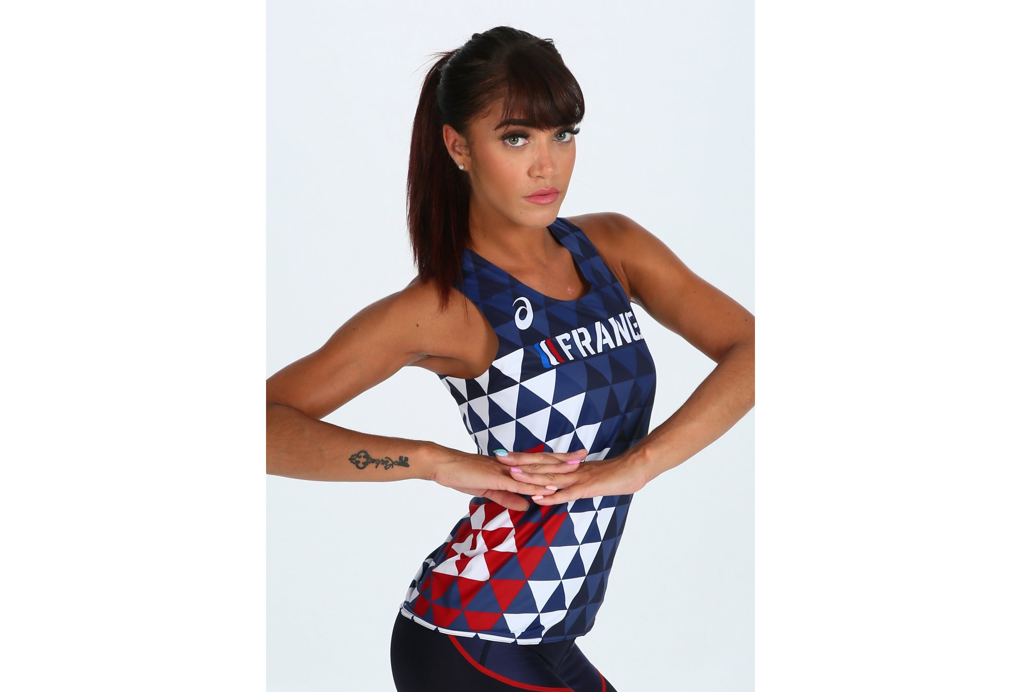Asics Singlet France W Diététique Vêtements femme