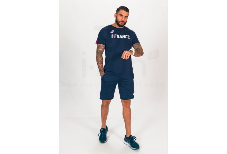 Asics SS Logo Tee France Herren