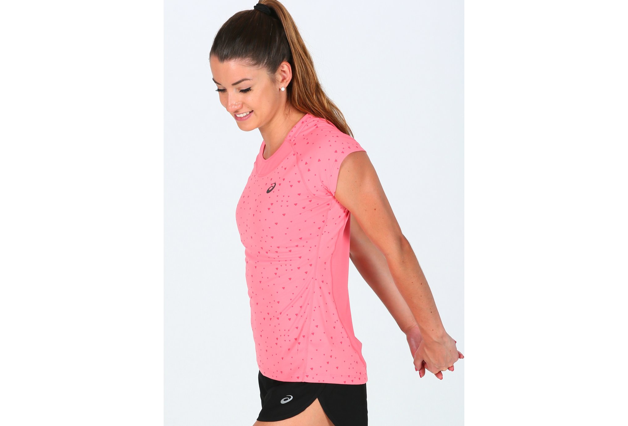 Asics Tee-shirt CapSleeve W vêtement running femme