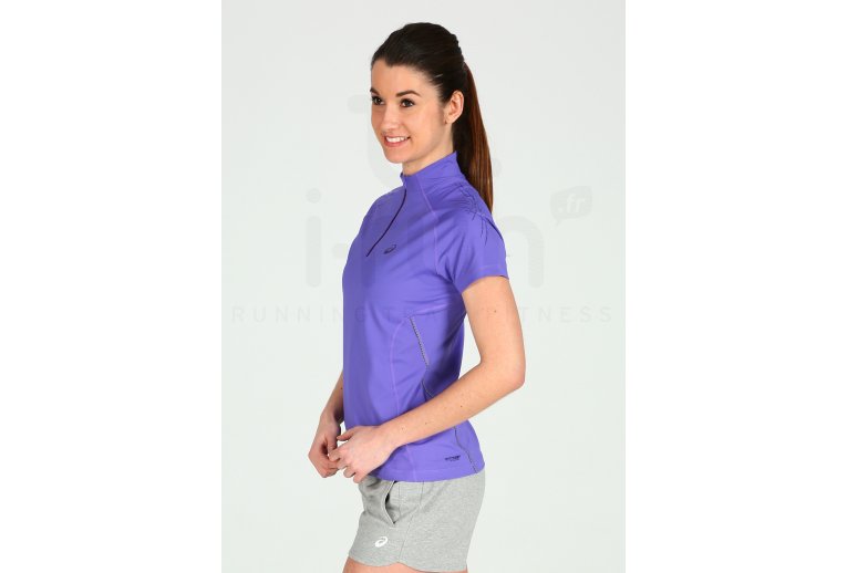 Asics Tee-shirt Speed 1/2 Zip Damen