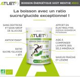 Atlet Boisson �nerg�tique Bio - Menthe