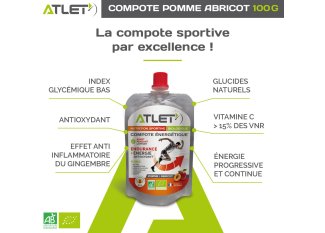 Atlet Compote nergtique - Pomme/Abricot