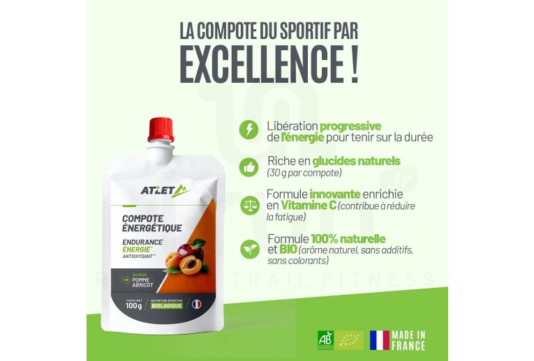 Atlet Compota energ�tica Bio - Ma�� Alperce