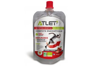 Atlet Compote �nerg�tique Bio - Pomme et fraise