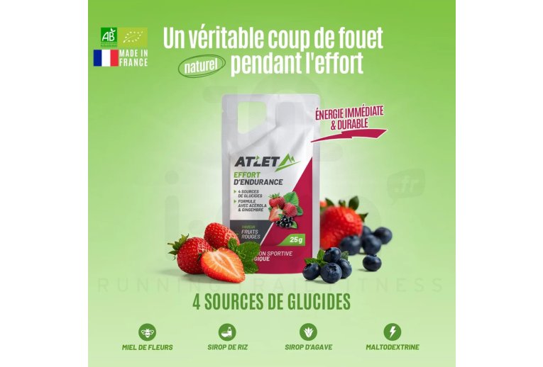 Atlet Gel Énergétique - Fruits Rouges